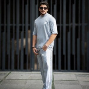 ست اسلش و تیشرت پنبه nike