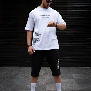 ست تی شرت و شلوارک staying happy