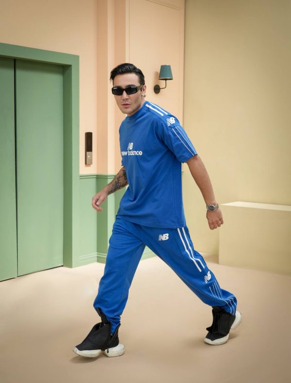 خرید عمده ست اسلش و تیشرت مردانه NEW BALANCE