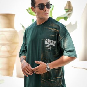 تیشرت باکسی چاپی BRAND