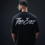قیمت تیشرت باکسی چاپی THE END
