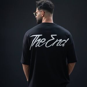 تیشرت باکسی چاپی THE END