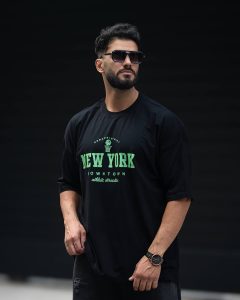 تیشرت باکسی چاپی NEW YORK