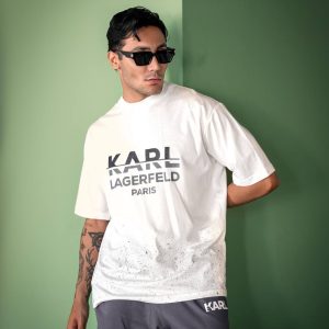 ست اسلش و تیشرت مردانه بگ استایل KARL